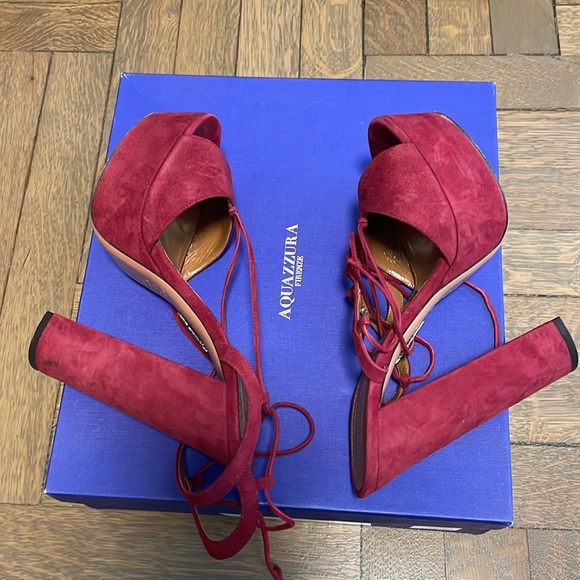 Aquazzura Austin plateau sandals 140 mm - Picture 10 of 11